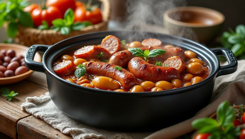 découvrez comment préparer un délicieux cassoulet express au cookeo, alliant tradition et modernité. simplifiez votre cuisine tout en régalant vos invités avec cette recette rapide et savoureuse, idéale pour les repas en famille ou entre amis.