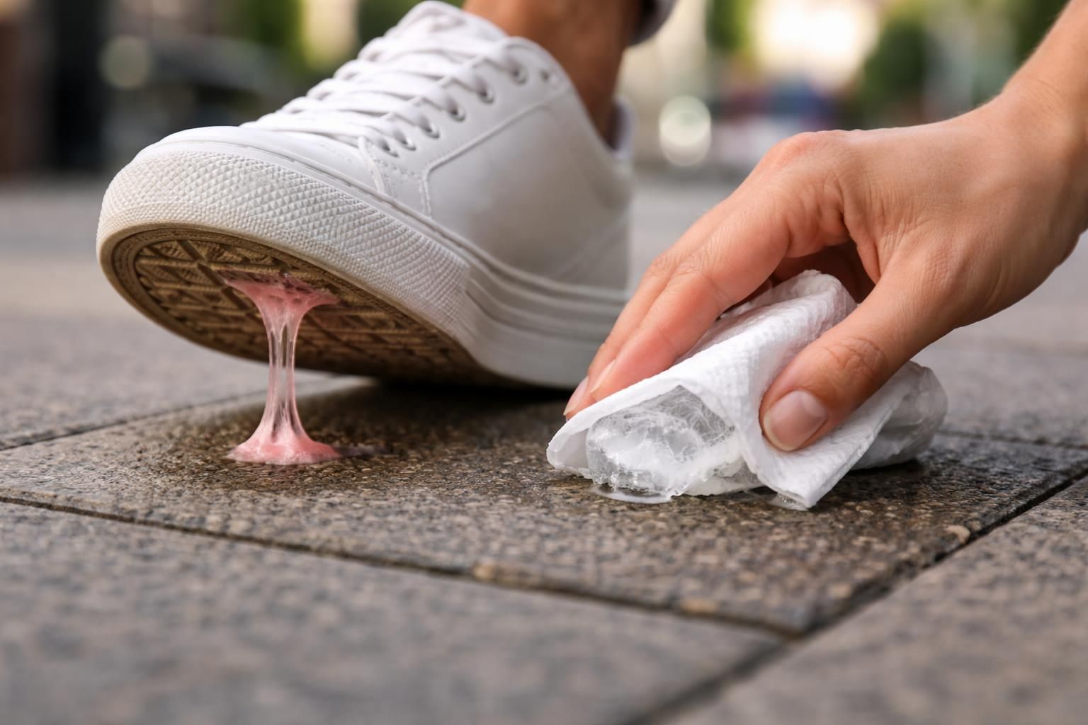 découvrez l'astuce infaillible pour enlever proprement du chewing-gum collé sur vos chaussures sans les abîmer.