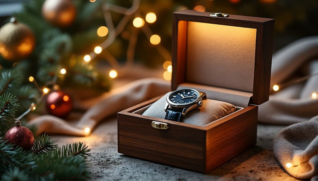 offrez un cadeau unique et original avec notre coffret cadeau de montre en bois artisanale. parfaite pour noël, cette montre allie élégance et durabilité, créant ainsi un souvenir mémorable pour vos proches. faites sensation avec ce cadeau chaleureux et authentique!