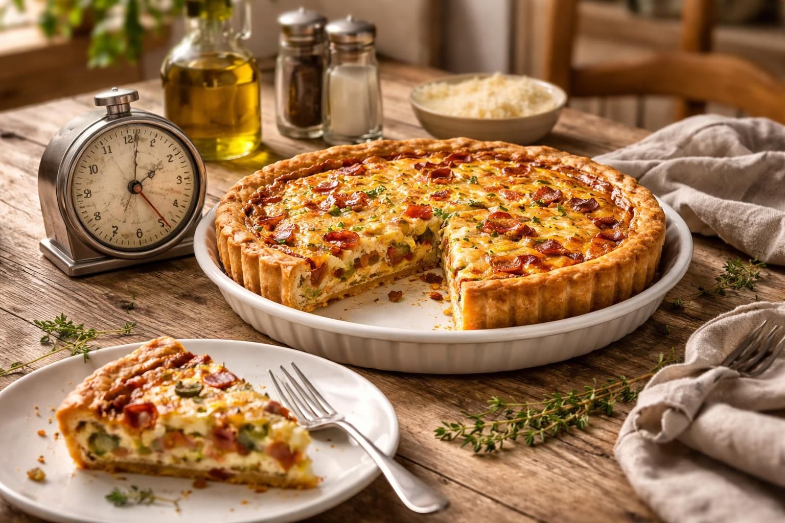 découvrez combien de temps vous pouvez conserver une quiche faite maison pour garantir une dégustation toujours fraîche et savoureuse.