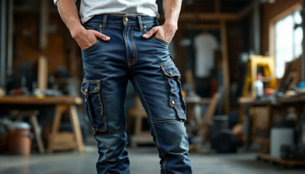 découvrez comment le jean de travail pour homme allie style moderne et fonctionnalité pour s'imposer comme une pièce incontournable de la mode pratique.