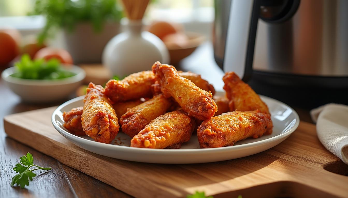 découvrez nos astuces infaillibles pour réussir vos ailes de poulet à la friteuse à air. savourez des recettes délicieuses et croustillantes, parfaites à chaque fois, pour un repas convivial et plein de saveurs.