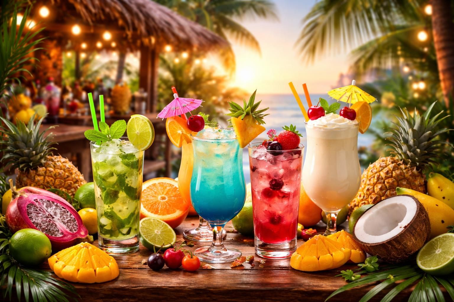 découvrez des recettes créatives et faciles de cocktails tropicaux faits maison pour égayer vos soirées avec des saveurs exotiques et rafraîchissantes.