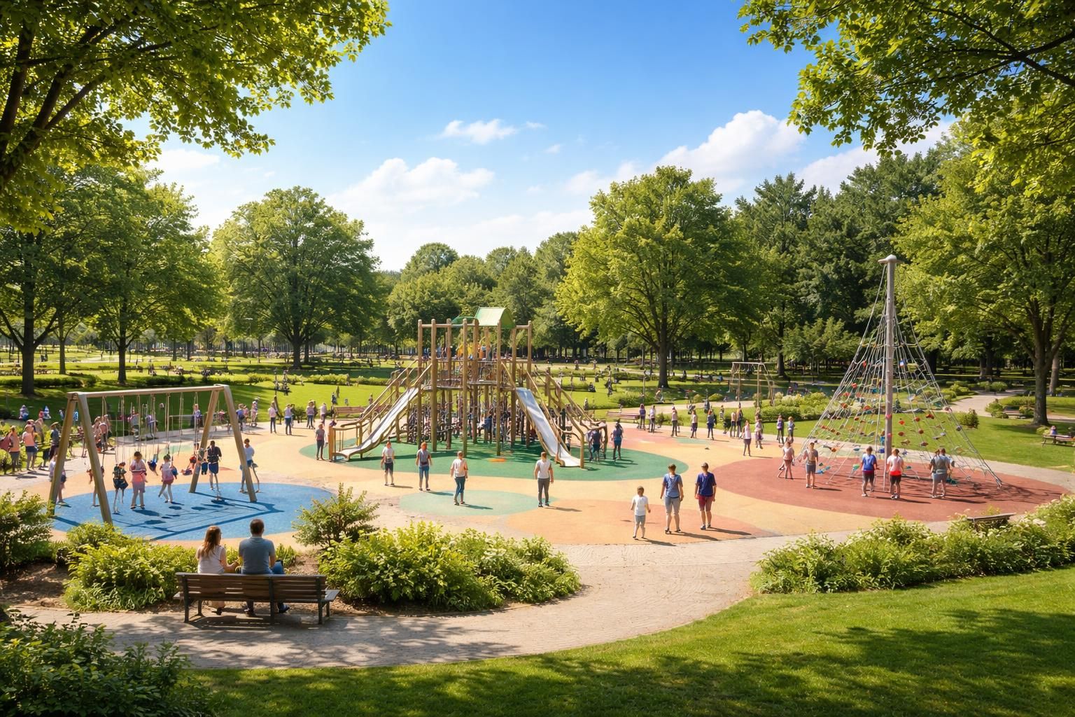 explorez le parc régnier à verrières-le-buisson, un lieu idéal pour les familles avec sa plaine de jeux conviviale et ses espaces verts apaisants.