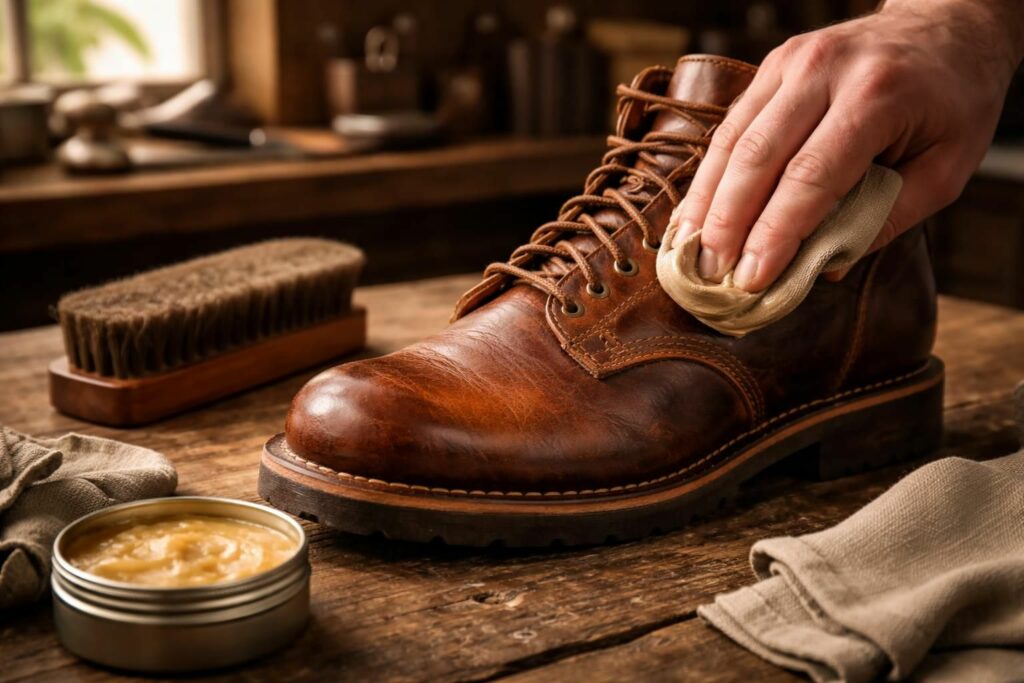 découvrez comment utiliser la graisse pour chaussures afin de nourrir et protéger efficacement le cuir épais, prolongeant ainsi la durée de vie de vos chaussures.