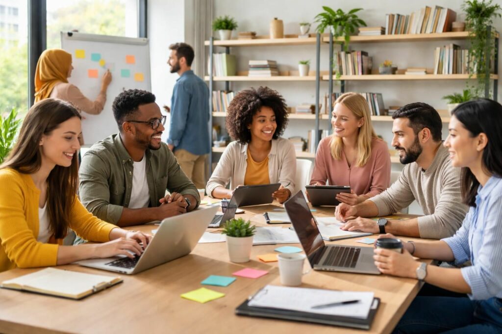 découvrez les nombreux avantages du travail collaboratif et comment il favorise la créativité, l'efficacité et la réussite collective.