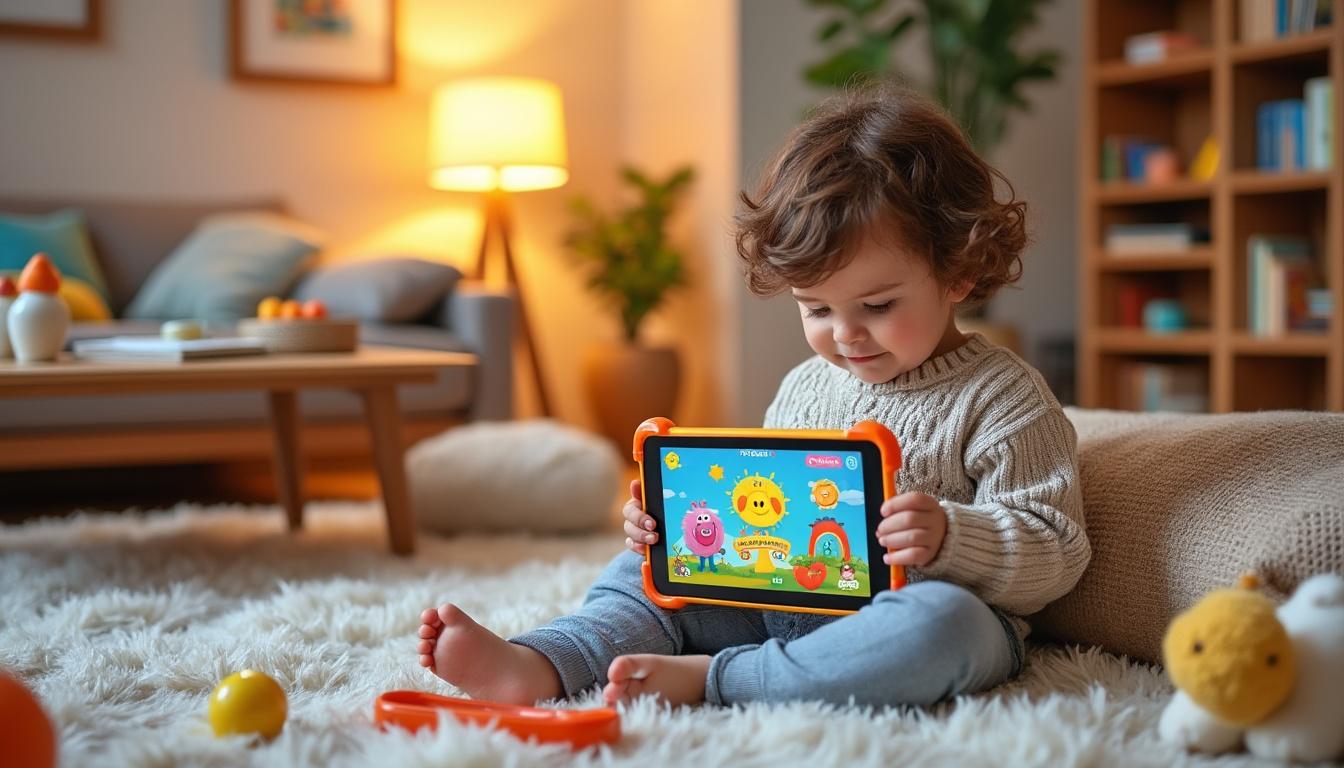découvrez la tablette tactile enfant by gulli, équipée de la technologie kurio, qui rend l’apprentissage des langues ludique et interactif. offrez à votre enfant un outil éducatif innovant, adapté à son âge, pour stimuler sa curiosité et développer ses compétences linguistiques tout en s'amusant.