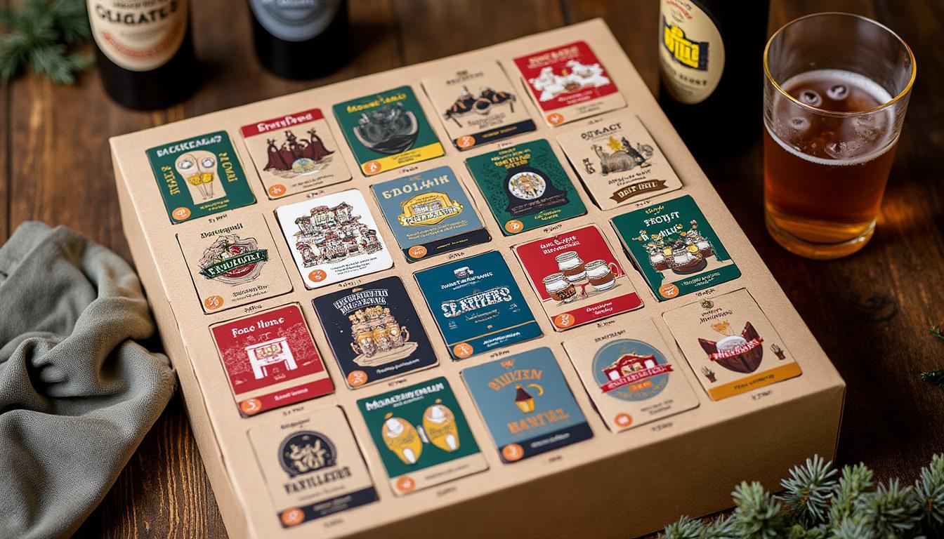 découvrez notre calendrier de l'avent sur le thème de la bière, une aventure gustative qui vous invite à savourer chaque jour une nouvelle bière artisanale. préparez-vous à célébrer la magie des fêtes avec des saveurs uniques et des découvertes surprises, parfaites pour les amateurs de bière et ceux en quête de nouveautés.