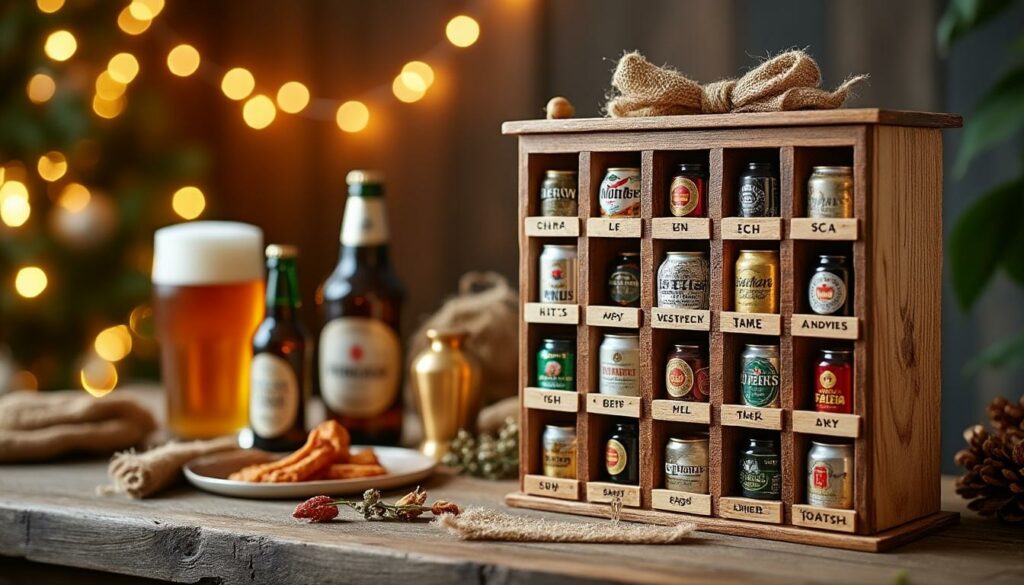 découvrez le calendrier de l’avent thème bière, une aventure gustative exceptionnelle à vivre chaque jour de décembre. savourez une sélection de bières artisanales soigneusement choisies, et laissez-vous surprendre par de nouvelles saveurs au fil des jours. prêt à égayer vos fêtes avec une touche de bière ?