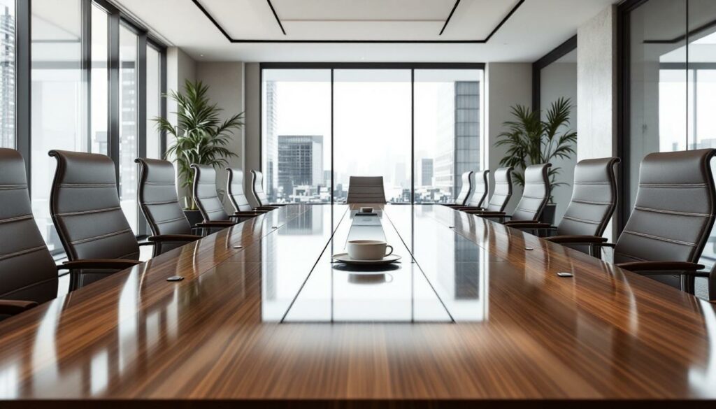 découvrez les avantages d'une table de réunion professionnelle pour organiser des conférences efficaces et bien choisies, alliant confort, fonctionnalité et élégance.