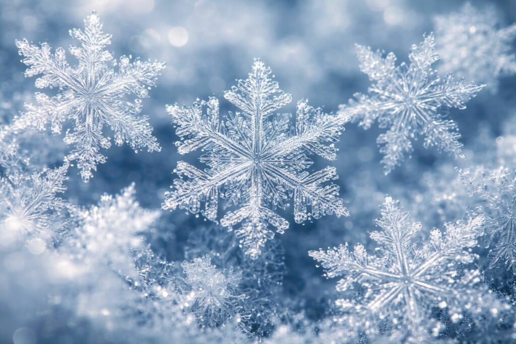 découvrez comment les flocons de neige observés au microscope inspirent les artistes avec leurs formes uniques et délicates.