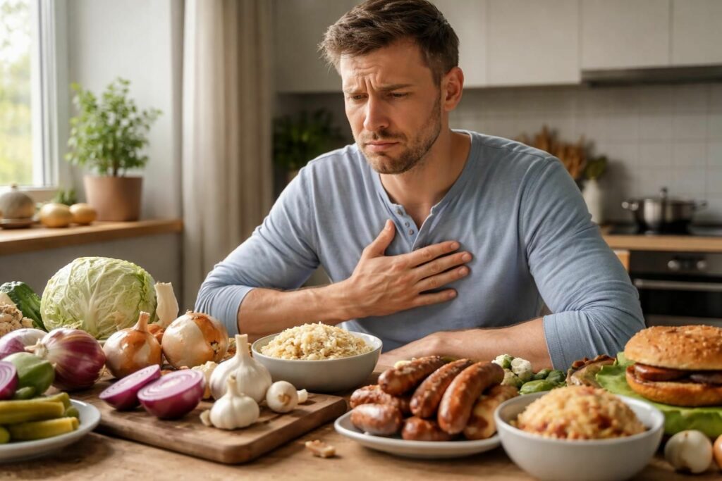 découvrez comment votre alimentation peut provoquer une sensation de goût d'œuf pourri dans la bouche lors du rot, et apprenez des conseils pour éviter ce désagrément.