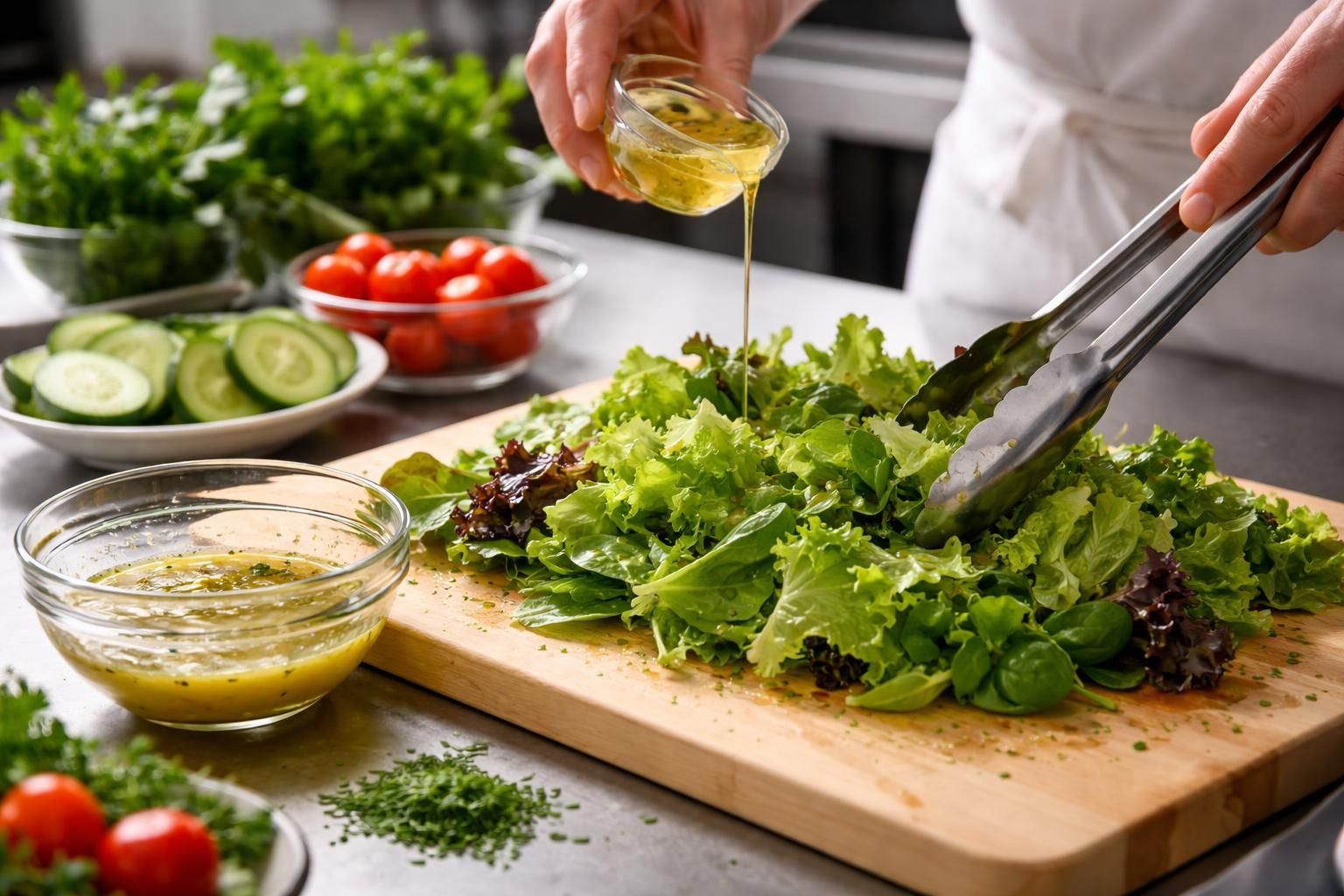 découvrez des méthodes efficaces pour préserver la fraîcheur de votre salade et éviter qu'elle ne fatigue avant le service, pour des plats toujours croquants et savoureux.