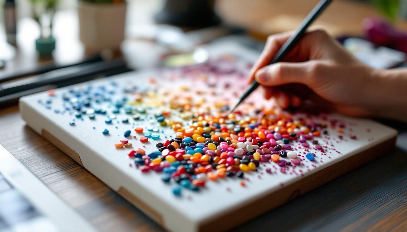 découvrez les secrets du diamond painting avec nos techniques et astuces pour perfectionner votre art et créer des œuvres éclatantes.