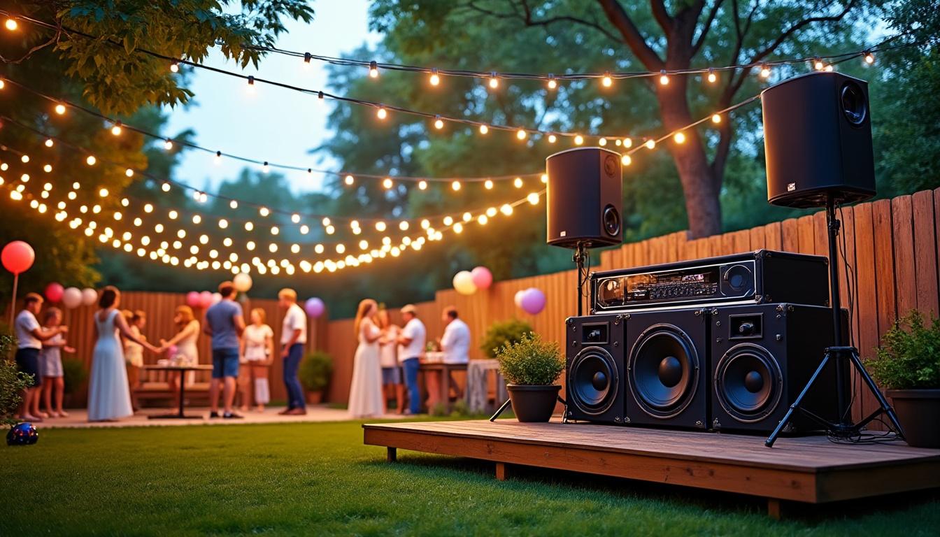 créez une ambiance magique dans votre jardin grâce à une sonorisation festive soigneusement pensée. découvrez nos conseils pour une fête en extérieur réussie et un son de qualité.