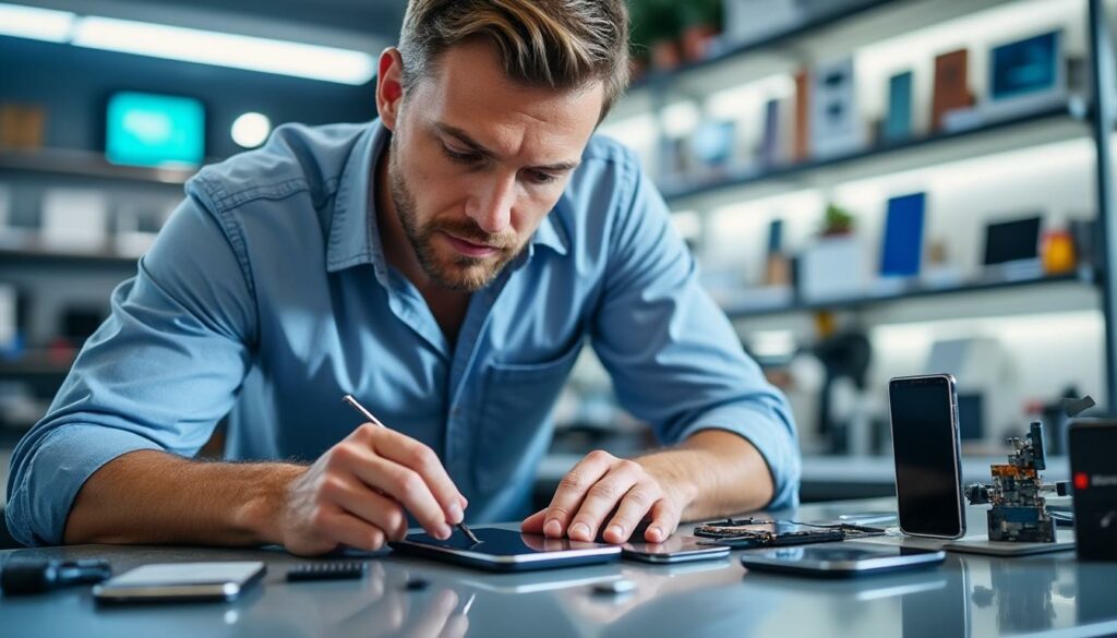 confiez la réparation de votre smartphone à un réparateur agréé samsung mobile. profitez de pièces d'origine pour garantir fiabilité, performance et longévité de votre appareil.