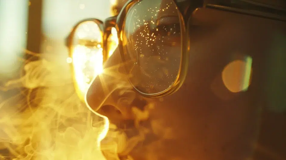 buée sur lunettes