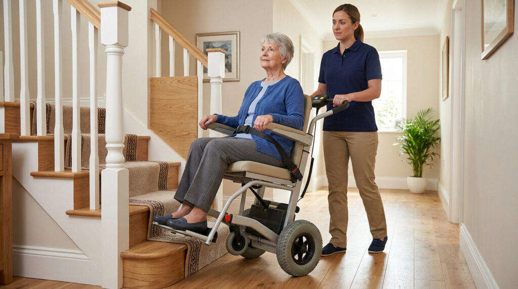 monte escalier mobile