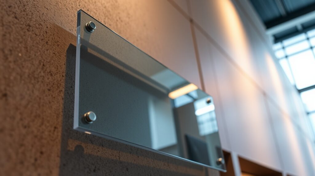 plaques en plexiglas